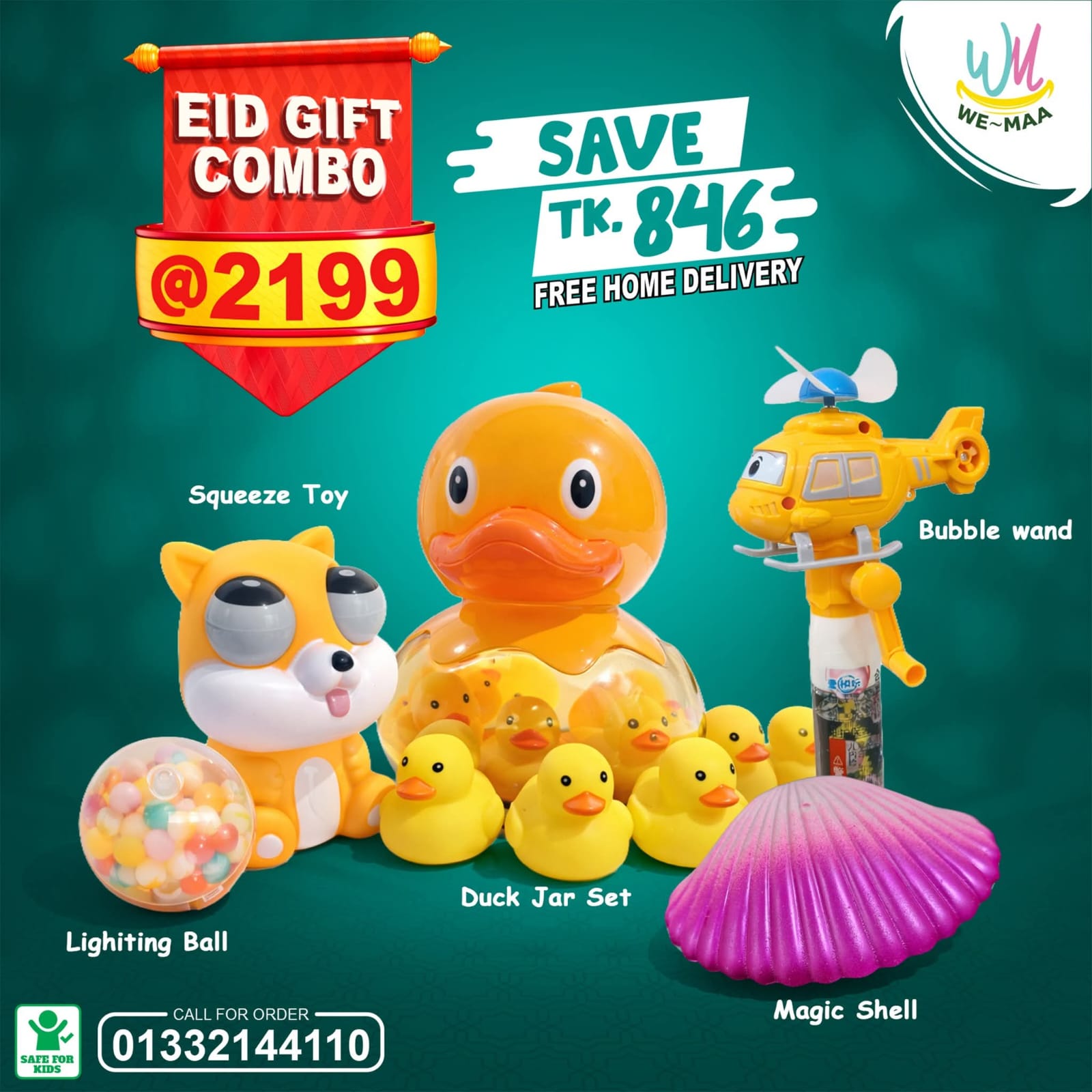 Squeeze Toy  I  Duck Jar I Magic Shell I Lighting ball I Bubble Wand